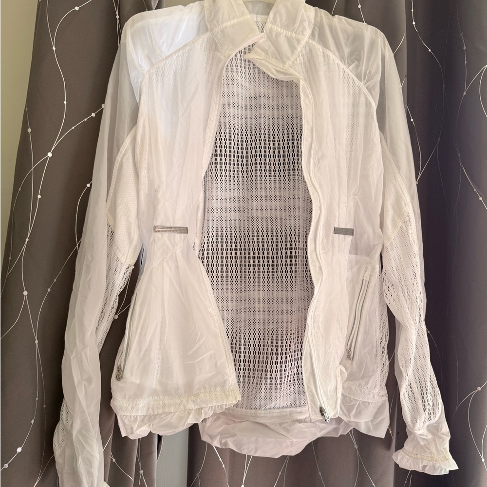 Women's White Lightweight Jacket